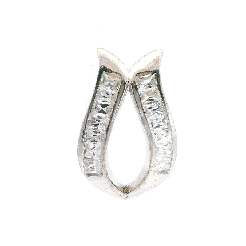 Sterling Silver CZ Pendant