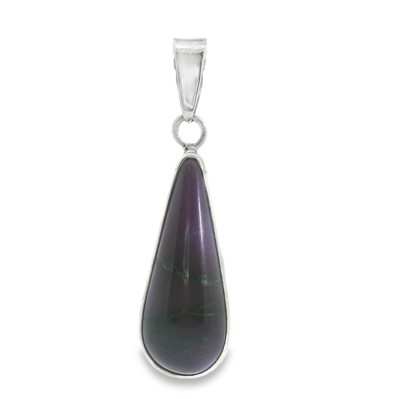 Sterling Silver Sugelite Pendant