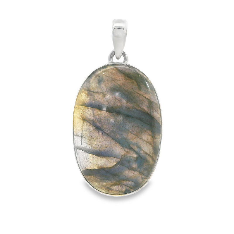 Sterling Silver Labradorite Pendant