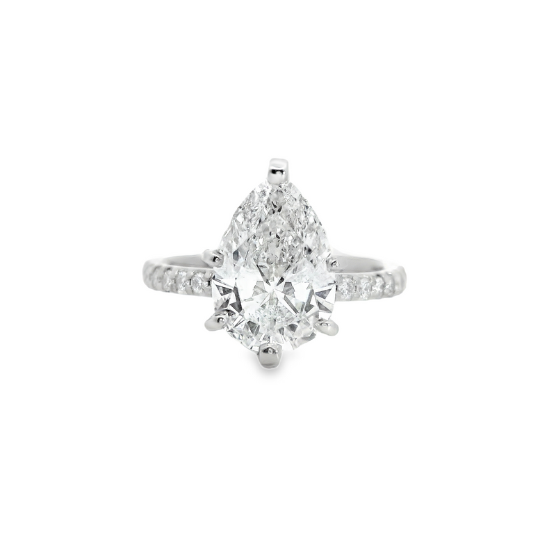 14K WG Prong Set Diamond Semi Mount