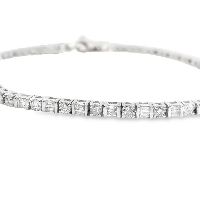 10K WG Diamond Tennis Bracelet