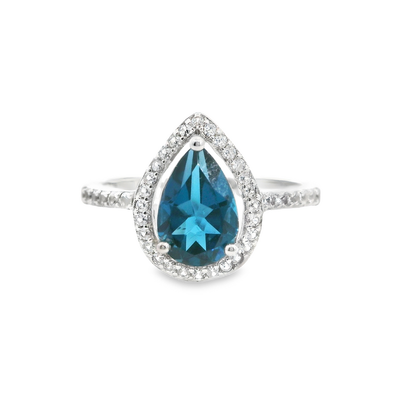 Sterling Silver London Blue Topaz Ring