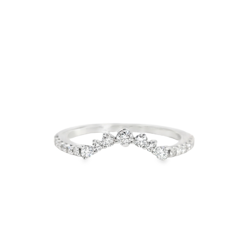 14K WG Diamond Band