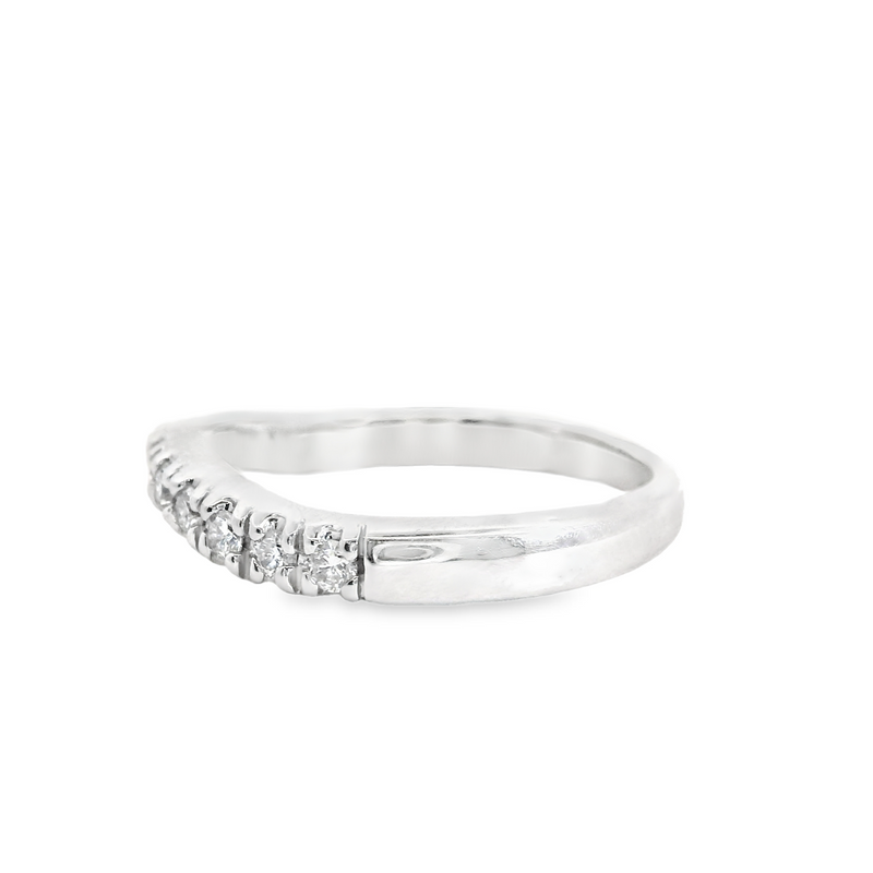14K WG DIAMOND BAND