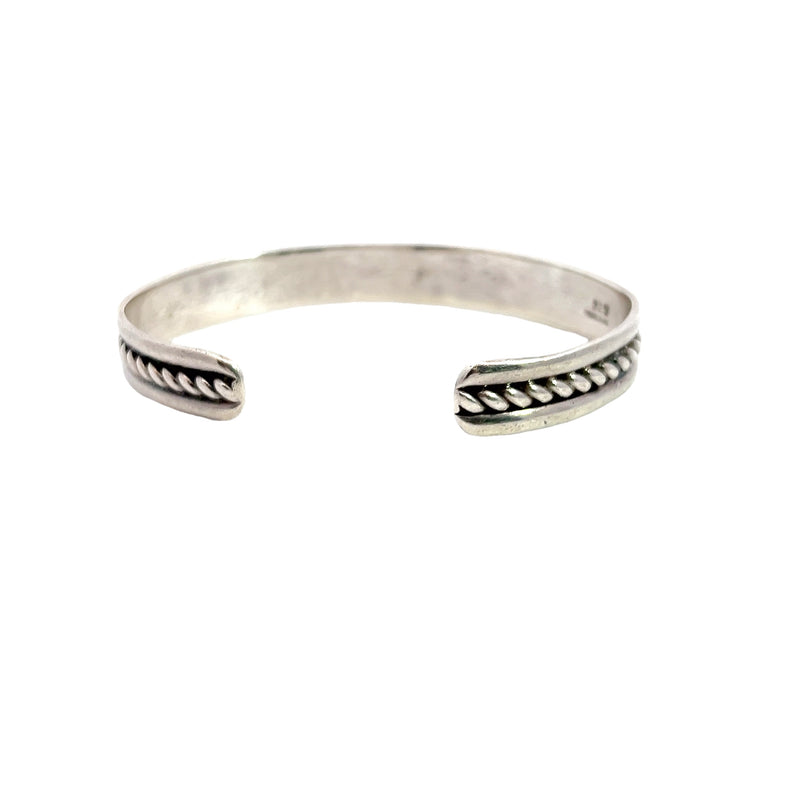 Sterling Silver Braided Cuff Bracelet