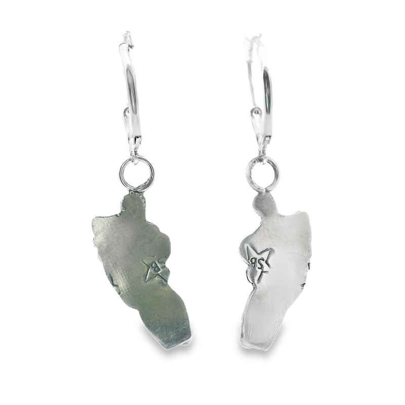 Sterling Silver Turquoise Native American Earrings