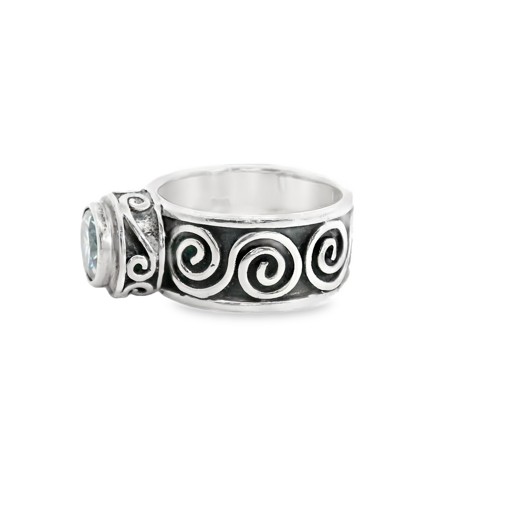 Silpada Sterling Silver & CZ Ring