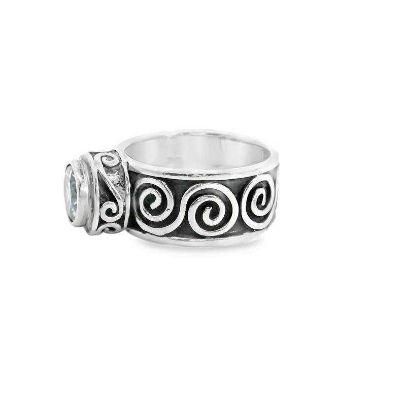 Silpada Sterling Silver & CZ Ring