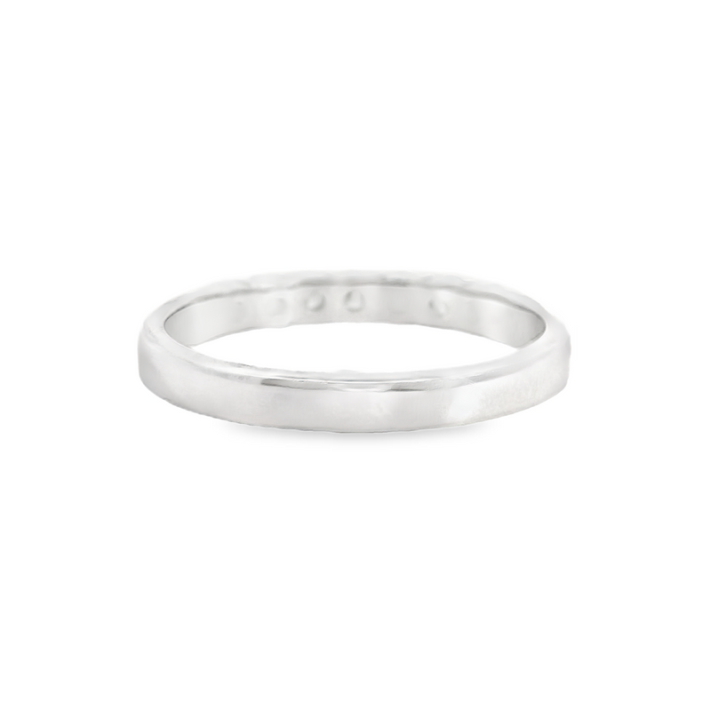 14K WG Diamond Wedding Band