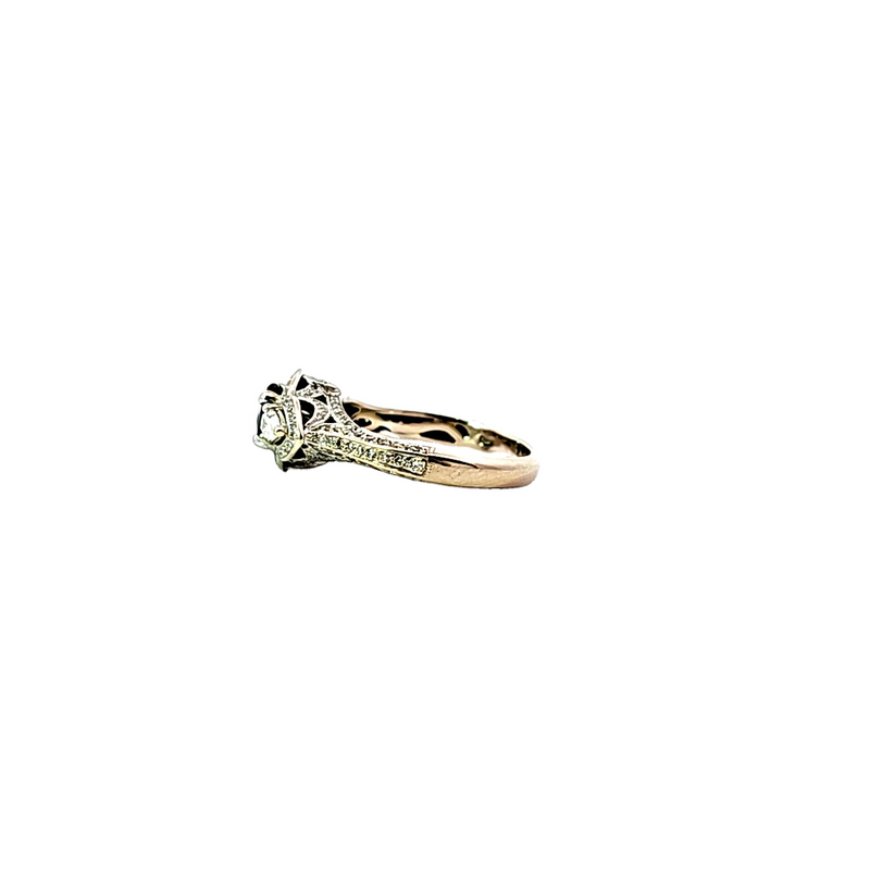 18K WG Sapphire & Diamond Ring