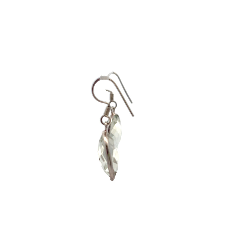 Sterling Silver Prasiolite Earrings