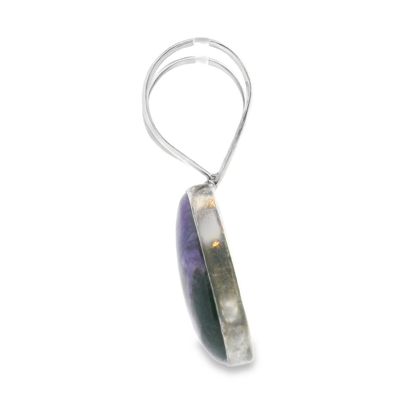 Sterling Silver Sugelite Pendant