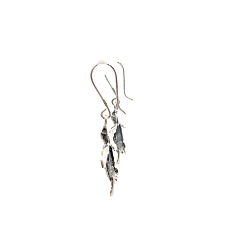 Sterling Silver Sea Turtle Earrings