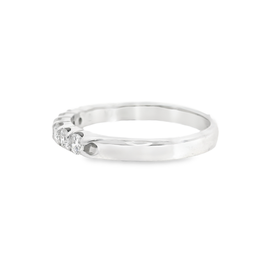 14K WG Diamond Wedding Band