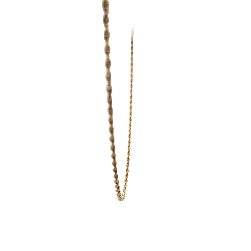 14K YG 18" Rope Chain