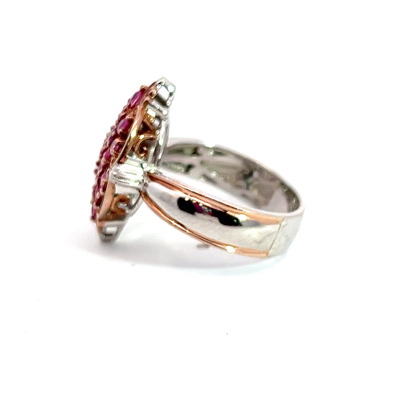 Sterling Silver Ruby Ring