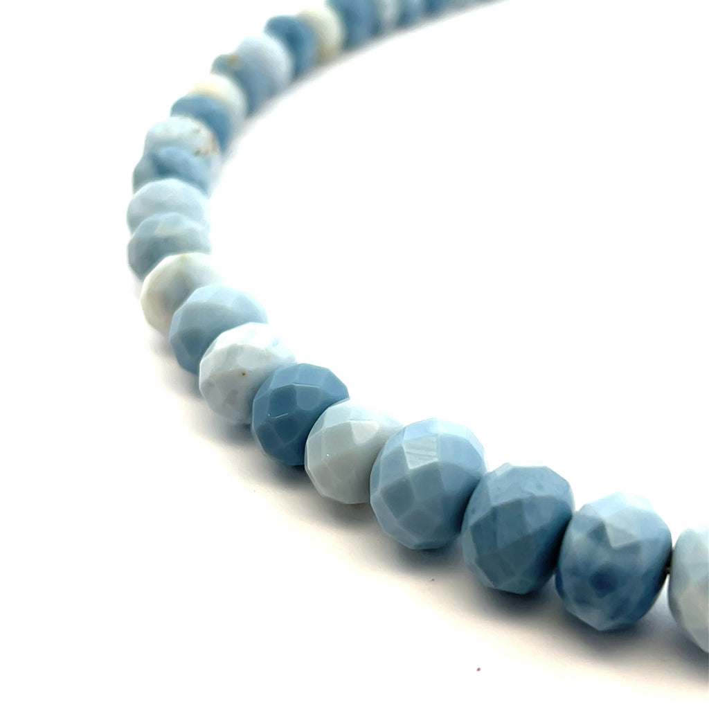 Jay King Graduated Blue Opal Gemstone Necklace