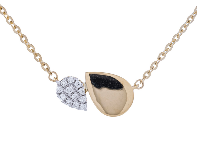 14K YG Diamond Necklace