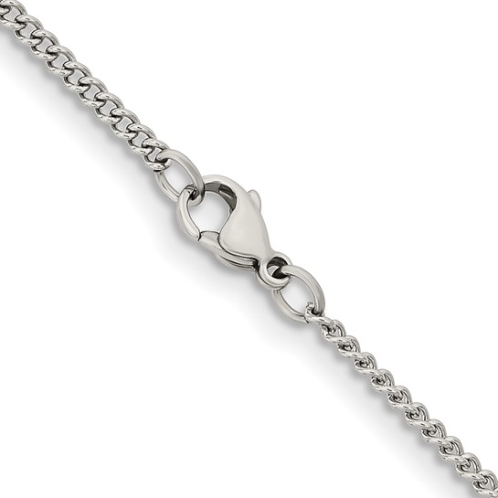 Stainless Steel Curb Chain 24"