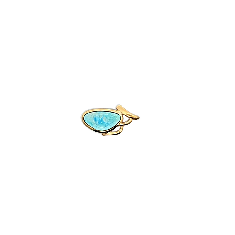 14K YG Opal Doublet Pendant