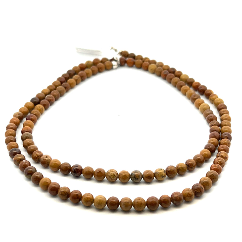 Jay King Jasper Necklace 32"