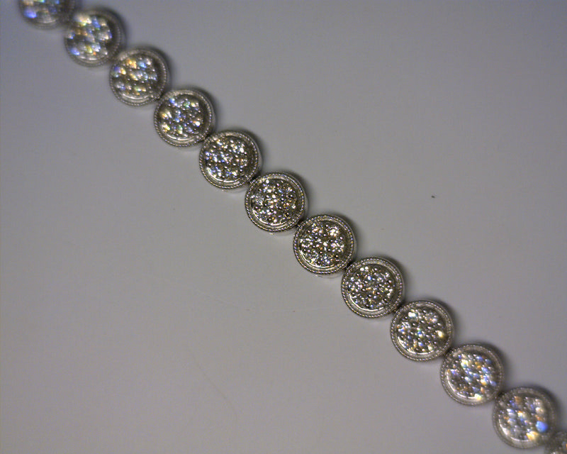 14K WHITE GOLD DIAMOND TENNIS