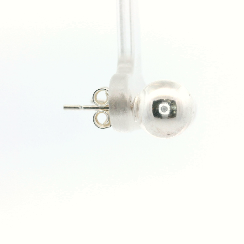 Sterling Silver 8mm Ball Post Earrings