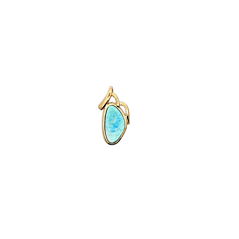 14K YG Opal Doublet Pendant