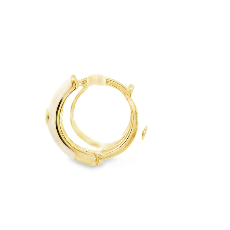 Gold Plated Huggie Earrings