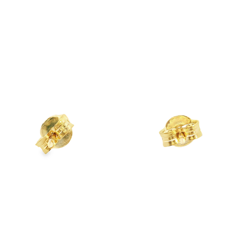 14K YG 4.0MM Ball Post Earrings