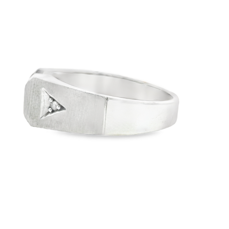 10K WG DIAMOND/STONE RING