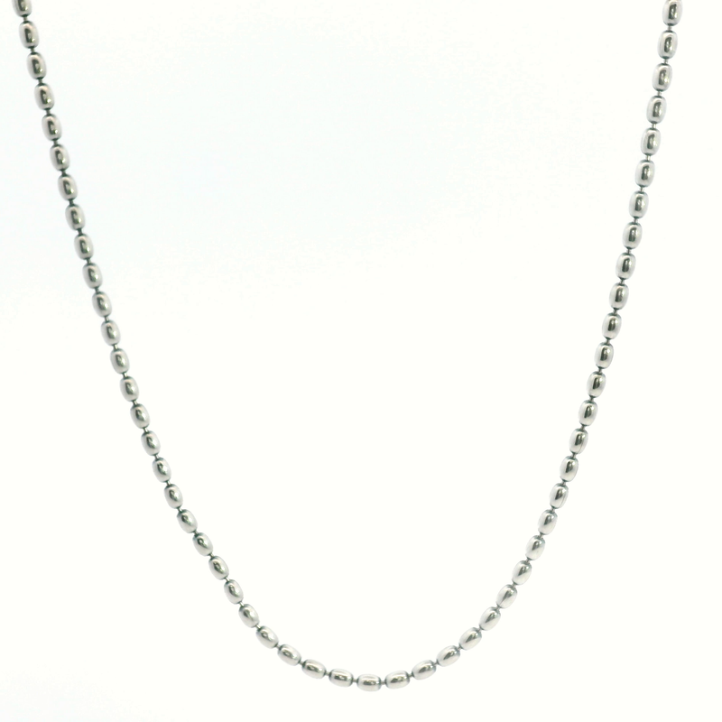 Sterling Silver 24" Beaded Silpada Chain