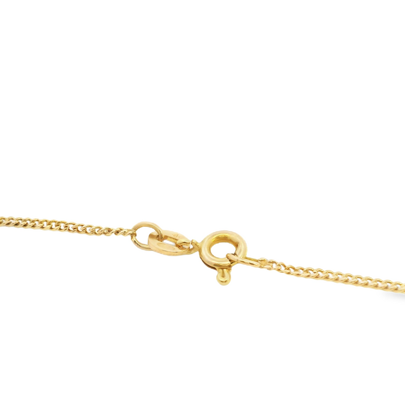14K YG Fancy Link Chain 16"