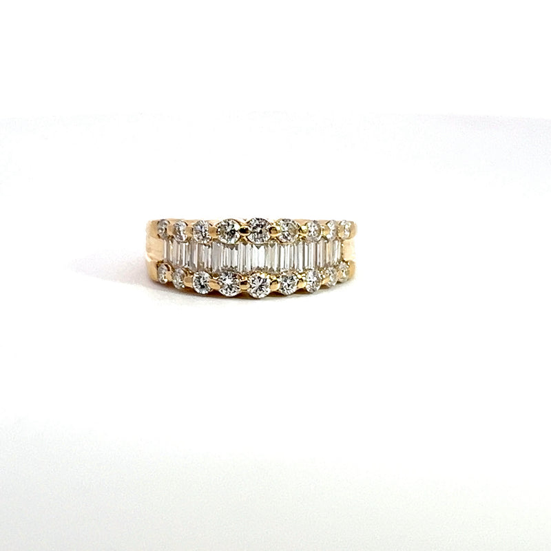 18K YG Diamond Fashion Ring