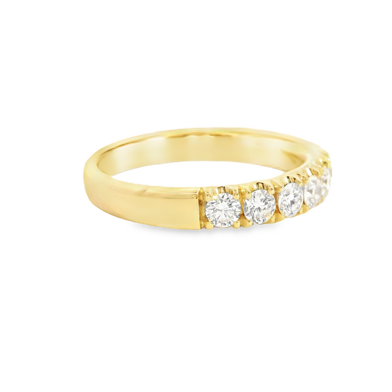 18K YG Diamond Band 0.96 CT TW