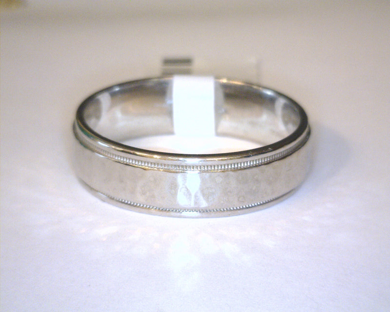 PLATINUM BAND SIZE 10 6MM
