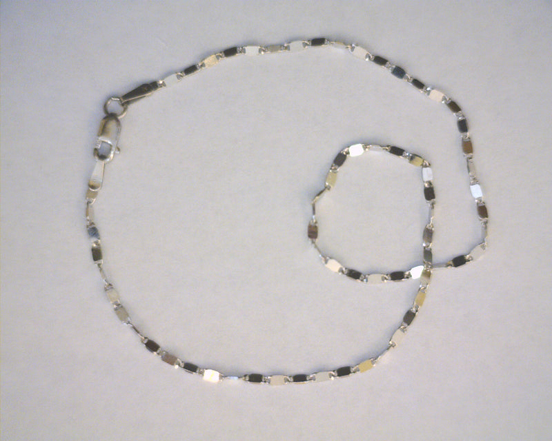14K WG ANKLET 10