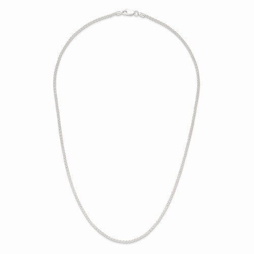 STERLING SILVER SPIGA CHAIN 16