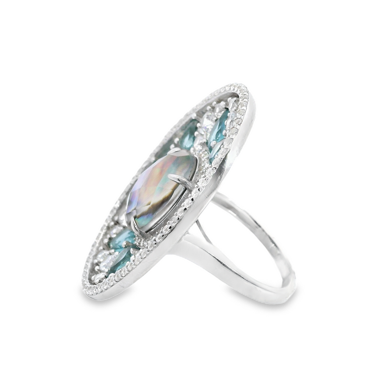 Sterling Silver Gemstone Ring