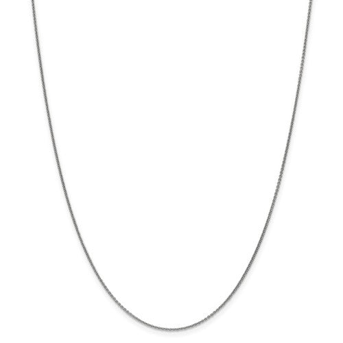14K WG CABLE CHAIN 1.2 GRAMS 1
