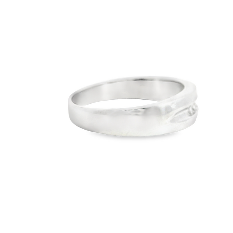10K WG MENS DIAMOND BAND