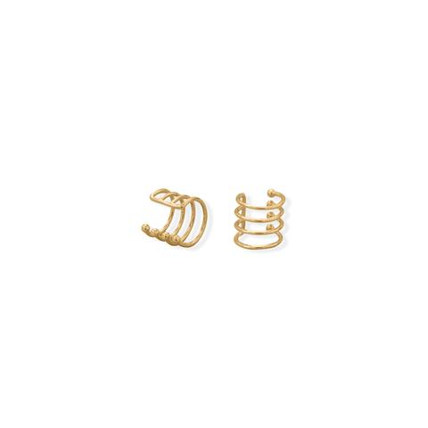 14K YELLOW GOLD PLATED STERLIN