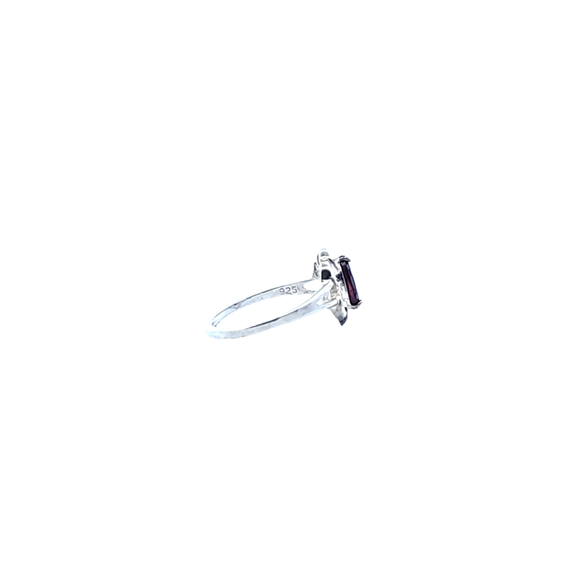 Sterling SIlver Garnet Ring Size 9