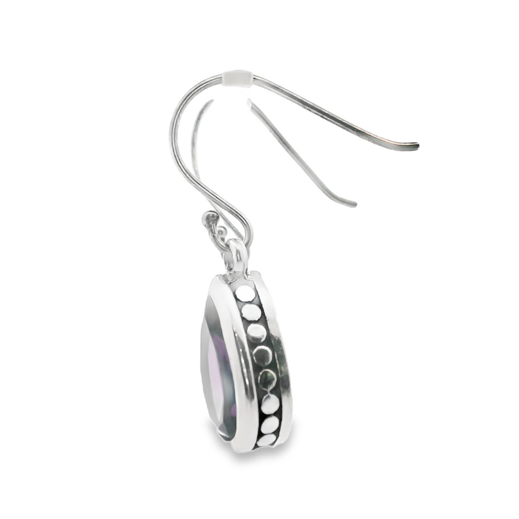 Sterling Silver Amethyst Earrings