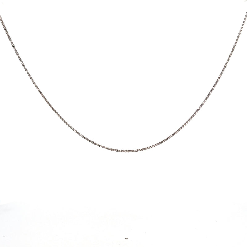 14K WG Spiga Chain 18