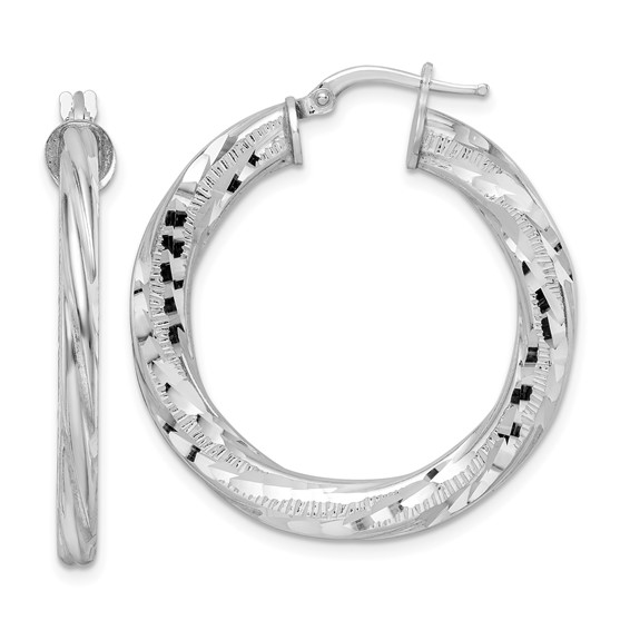 Sterling Silver Rhodium-plated