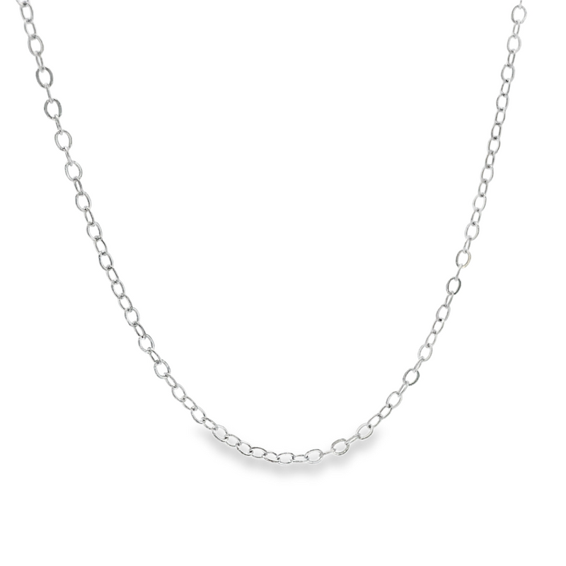 Sterling Silver Open Link Chain 16"