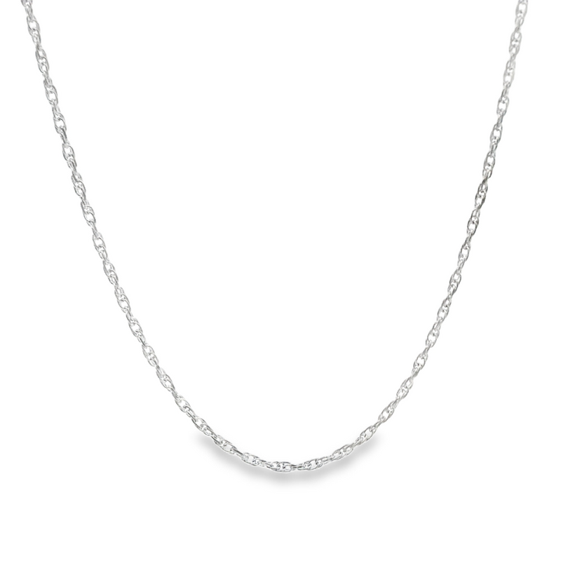 Sterling Silver Loose Rope Chain 20