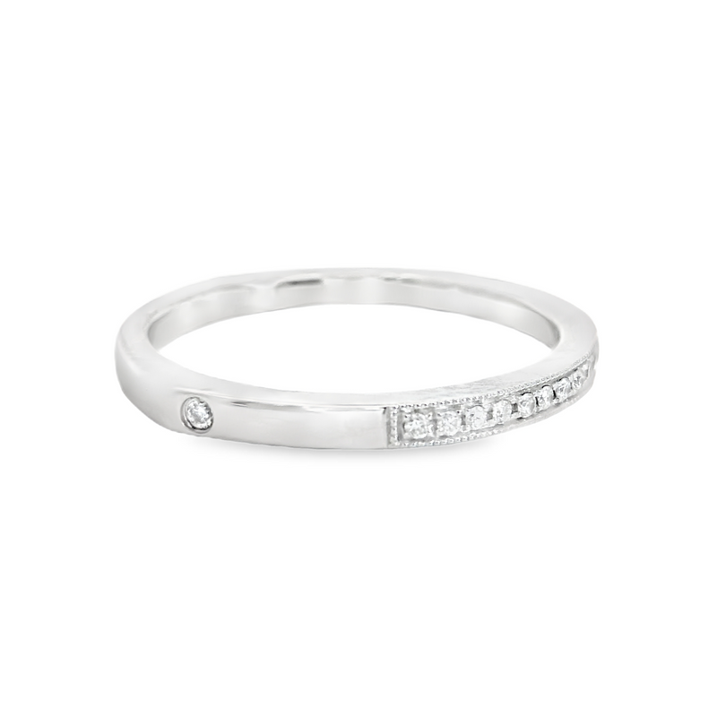 14K WG DIAMOND BAND