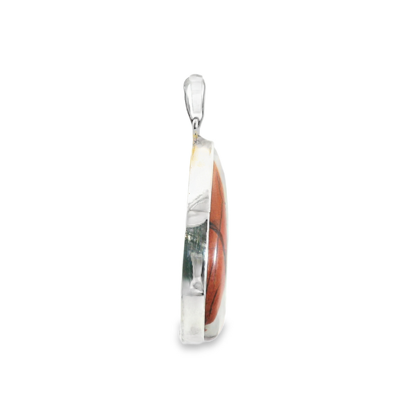 Sterling Silver Jasper Pendant